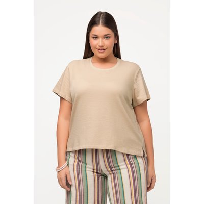 T-shirt en coton bio. Décolleté ULLA POPKEN