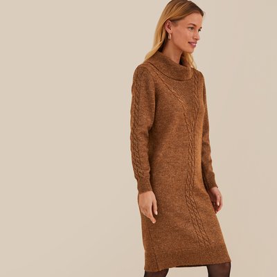 Vestido jersey, largo midi, manga larga ANNE WEYBURN