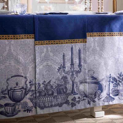 Chemin De Table en Coton  FESTIN LE JACQUARD FRANCAIS