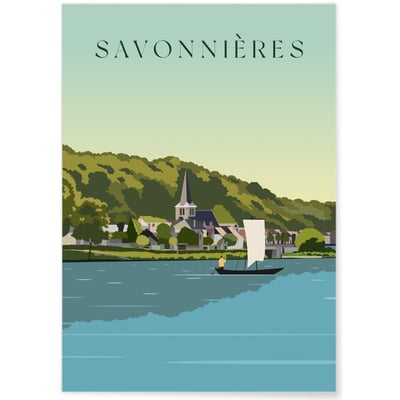 Affiche ville Savonnières L'AFFICHERIE