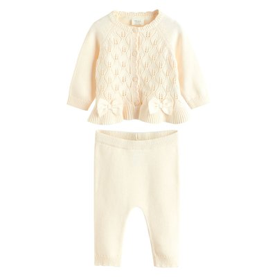 Cardigan bébé en maille à nœud NEXT