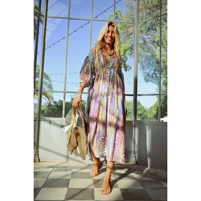 Robe longue à imprimé MOLLY BRACKEN