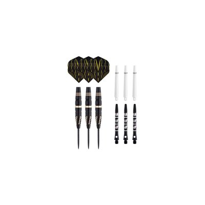 Jeu de 3 fléchettes professionnelles à pointe en acier 24 gr Fire JARDINDECO