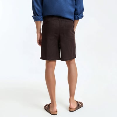 Bermuda en lin LA REDOUTE COLLECTIONS