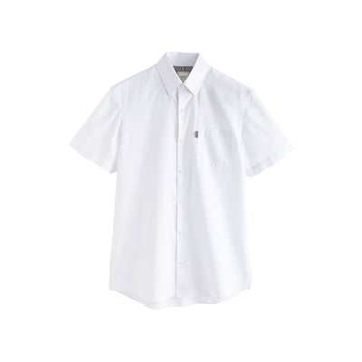 Chemise Oxford Manches Courtes NEXT – Coton Pur – Col Raffiné – Parfaite Été Bureau Ou Terrasse