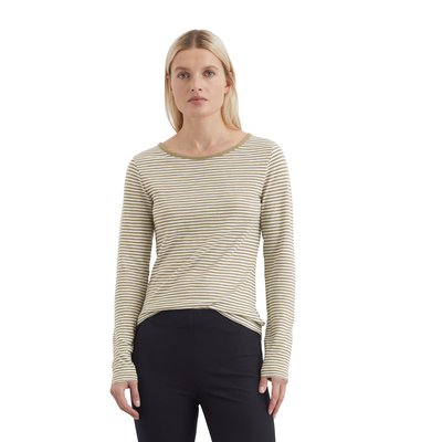T-shirt long rayé regular en coton organique MARC O'POLO