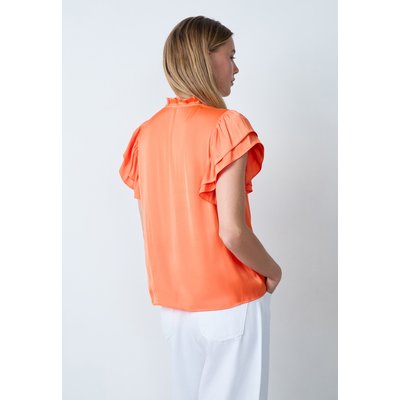 Blouse manches courtes satinée SARAH ETAM