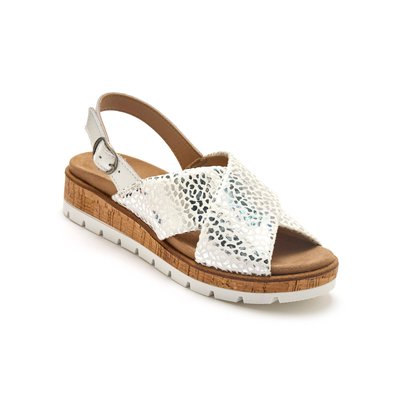 Sandales extensibles doublure cuir PEDICONFORT