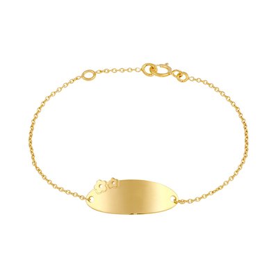 Gourmette en or 375 CLEOR