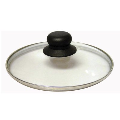 Couvercle verre 32 cm + bouton bakélite BAUMALU