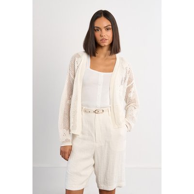 Cardigan en maille fine avec détails fleurs LILI SIDONIO