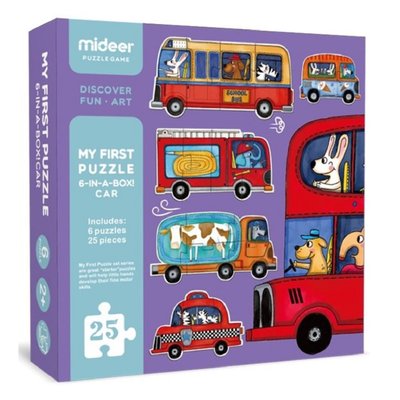 Mon 1er puzzle véhicules MIDEER