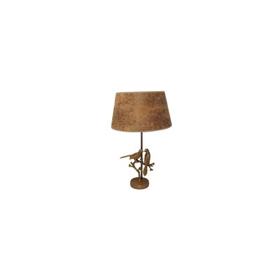 Lampe à poser en laiton OISEAUX CHEHOMA