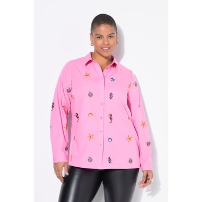 Chemisier coupe Boxy Shape, broderie mer STUDIO UNTOLD