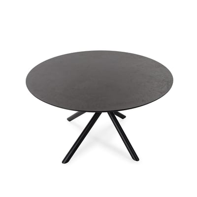 Table à manger ronde et pieds en métal - MAYA CALICOSY