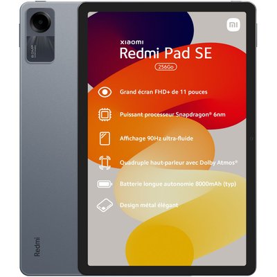 Tablette Android Redmi Pad SE 256Go Gris XIAOMI