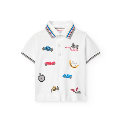 Polo 100 % coton à manches courtes BOBOLI