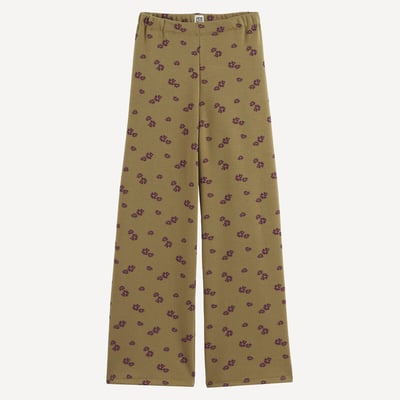 Legging, large et chaud, avec motif floral, en molleton LA REDOUTE COLLECTIONS