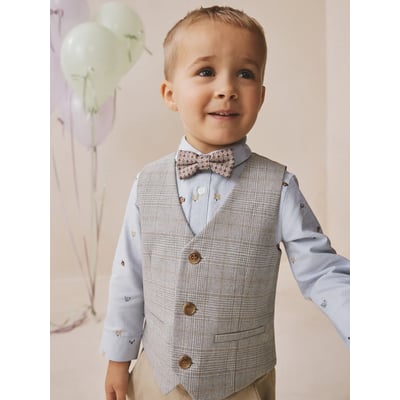 Ensemble gilet, chemise et nœud papillon NEXT