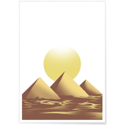 Affiche Pyramide L'AFFICHERIE