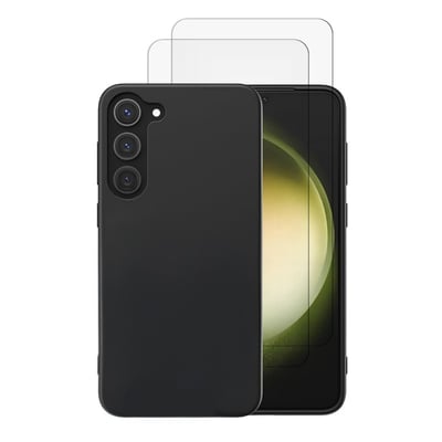 Coque Galaxy S23 Plus antichoc + 2 vitres EVETANE