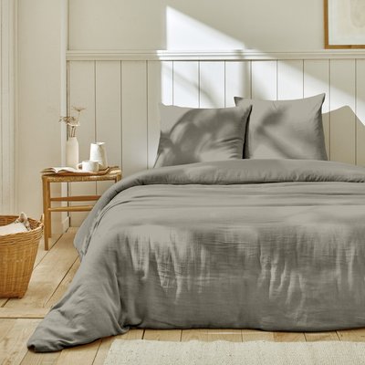 Parure housse de couette en gaze de coton C DESIGN HOME TEXTILE