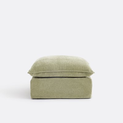 Pouf polyester chiné, Odna LA REDOUTE INTERIEURS