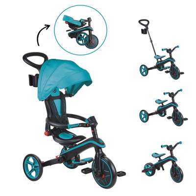 Tricycle EXPLORER 4-en-1 Évolutif & Pliable GLOBBER