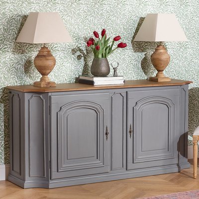 Buffet 2 portes plateau en chêne ELISABETH ROBIN DES BOIS