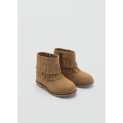 Bottines à franges cuir MANGO BABY