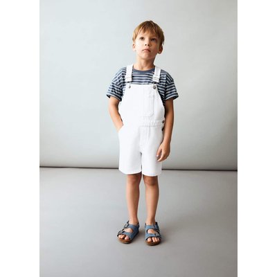 Salopette courte en jean MANGO BABY