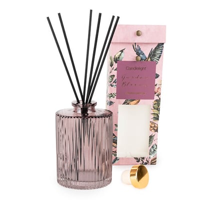 200ml Garden Bloom Ridged Reed Diffuser SO'HOME