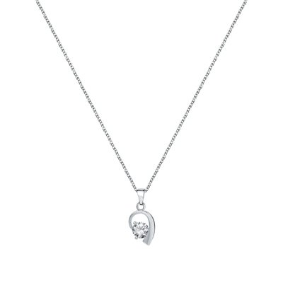 Collier en argent 925 et oxyde de zirconium CLEOR