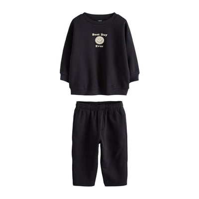 Ensemble jogging ras du cou semi uni NEXT