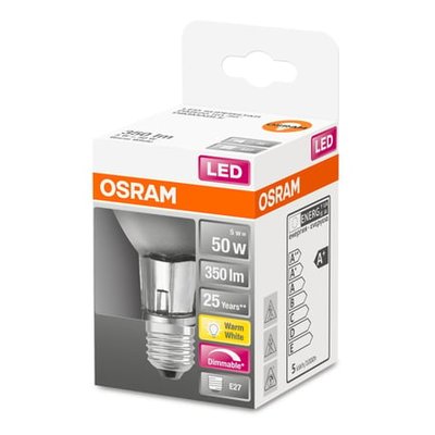 Ampoule Led Spot Superstar E27 5w=50 Chaud Dimmable OSRAM