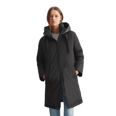 Parka en duvet avec capuche regular en sergé de polyester recyclé MARC O'POLO