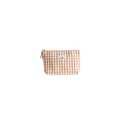 Trousse en coton imprimé, Vichy GABRIELLE PARIS