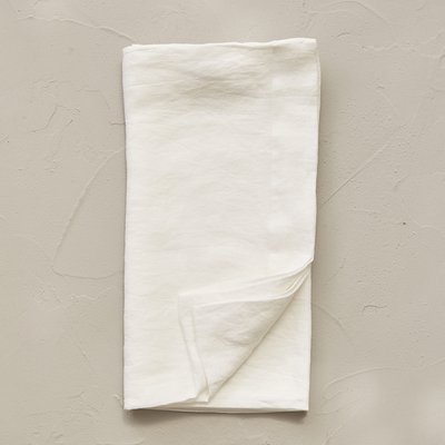 Taie de traversin en lin stone washed RECOLTE SYLVIE THIRIEZ