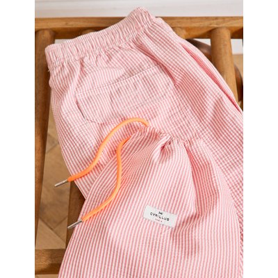 Short de bain seersucker rayé CYRILLUS