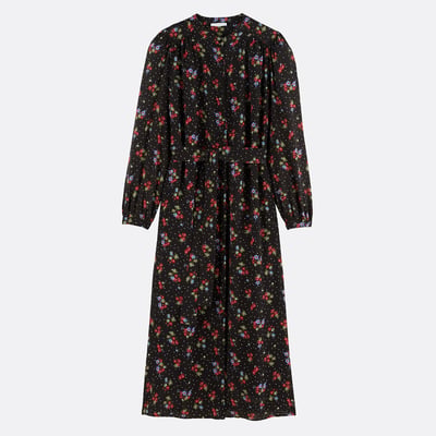 Robe longue imprimé floral à manches longues LA REDOUTE COLLECTIONS