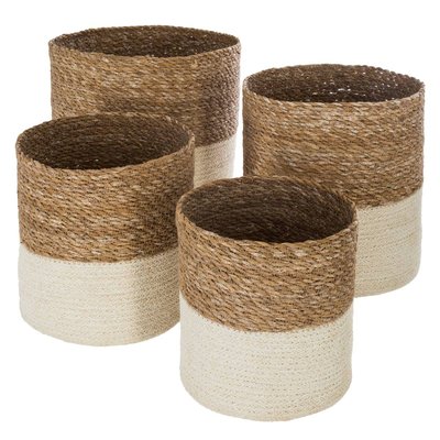 Set de 4 paniers jute ATMOSPHERA