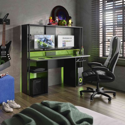 Bureau gaming à LED TERRE DE NUIT