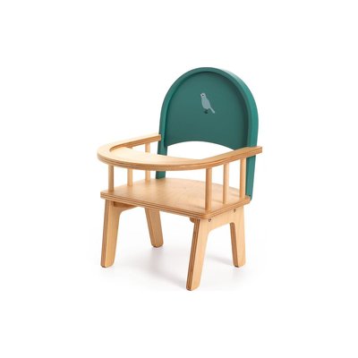 Chaise haute à barreaux pour poupon DJECO