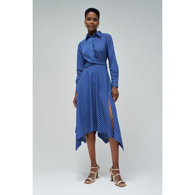 ROBE MIDI ASYMÉTRIQUE SALSA JEANS