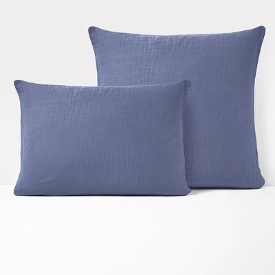 Funda de almohada lisa de gasa de algodón, Kumla LA REDOUTE INTERIEURS