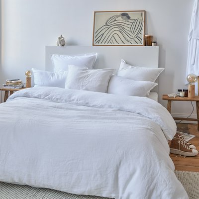 Housse de couette  en lin lavé,PETIT JOUR OLIVIER DESFORGES