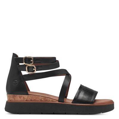 Sandale à talon en cuir TAMARIS