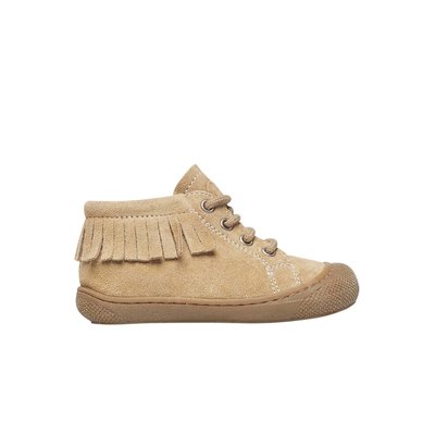 Chaussures premiers pas en suède JULY ONE NATURINO