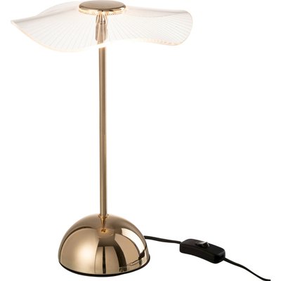 Lampe led fleur dorée design en métal et plastique élégant RECOLLECTION