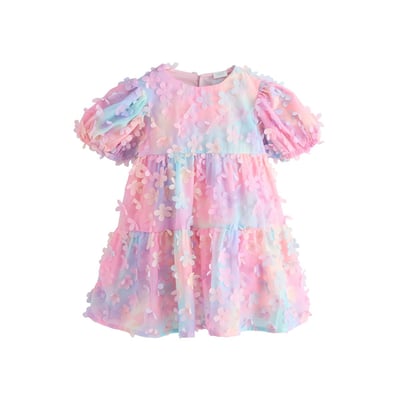 Robe à manches courtes fleurs 3d NEXT